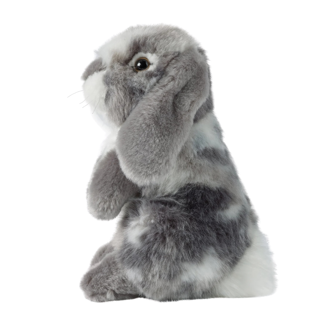 Grey Sitting Lop Rabbit | Living Nature | Plushie