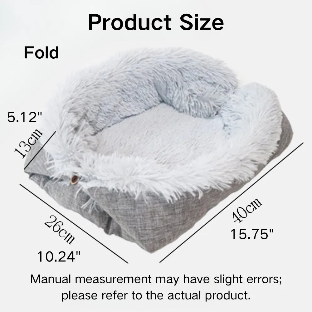 2-in-1 Foldable Pet Bed