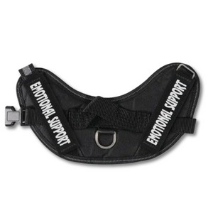 Emotional Support Dog Vest for your Emotional Support Stuffed Animal - Colour Black - ESSA Gear