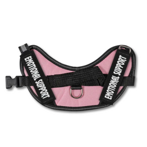 Emotional Support Dog Vest for your Emotional Support Stuffed Animal - Colour Pink - essa gear - plush dog harness