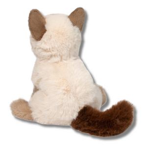 Fu Siamese Cat Douglas Cuddle Toy back view Emotional Support Stuffed Animal