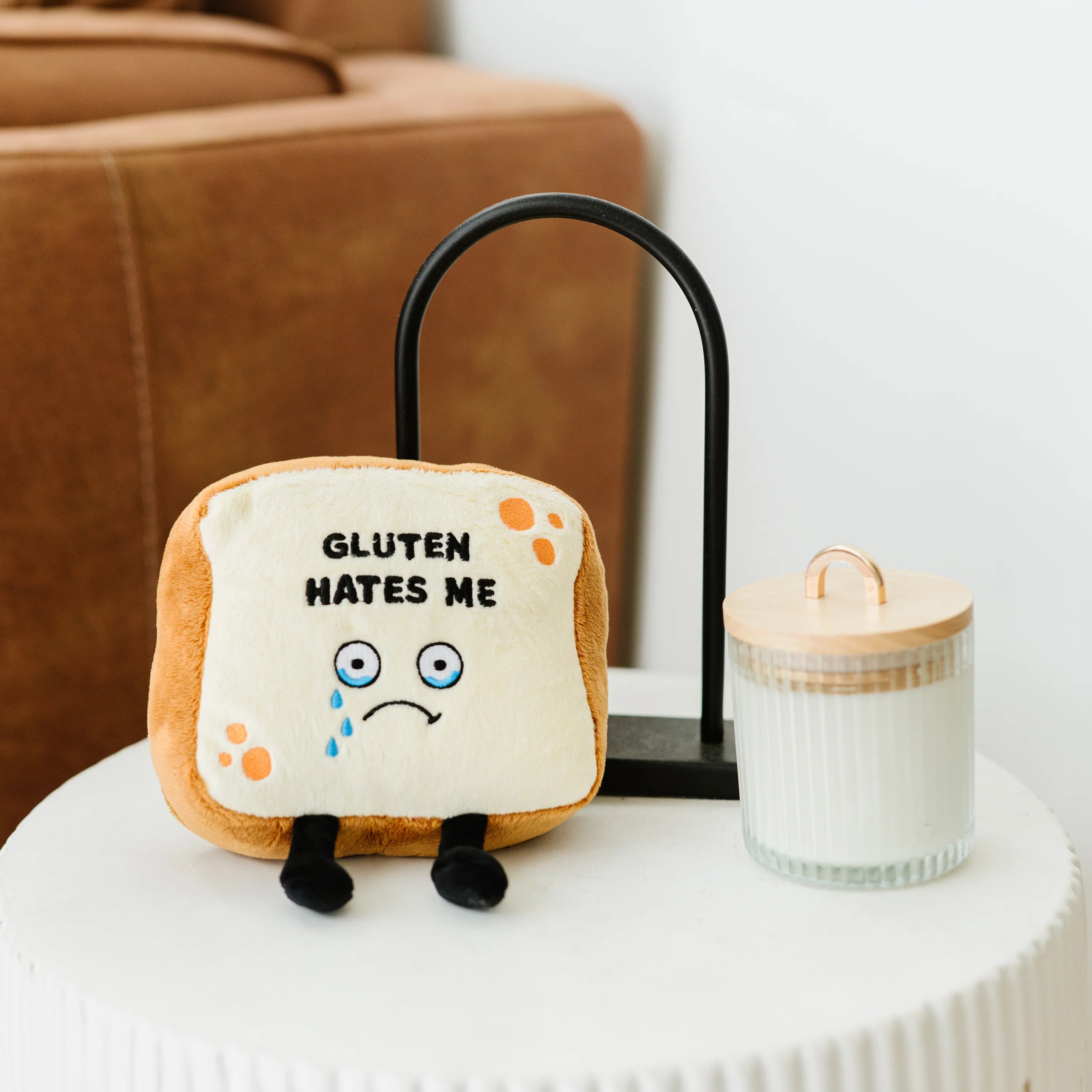 "Gluten Hates Me" - Bread | Punchkins | Novelty Plush