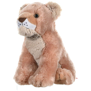 Plush toy bear with a white muzzle on a white background