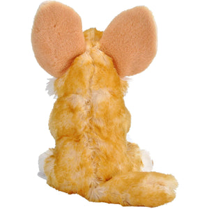 Plush toy with large ears on a white background