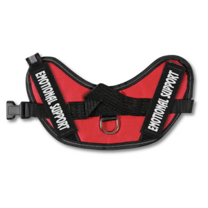 Emotional Support Dog Vest for your Emotional Support Stuffed Animal - Colour Red