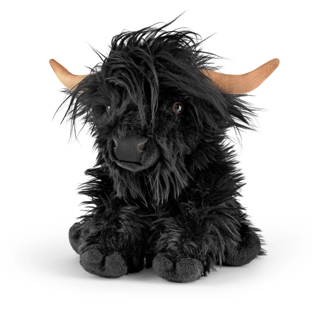 Black Highland Cow | Living Nature | Plushie