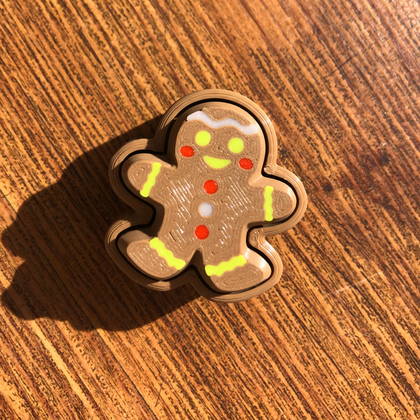 Christmas Fidget Clicker | Gingerbread Man