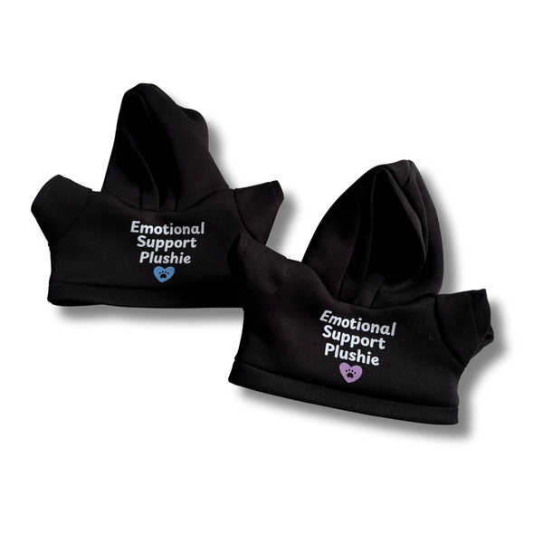 Emotional Support Hoodie | Black