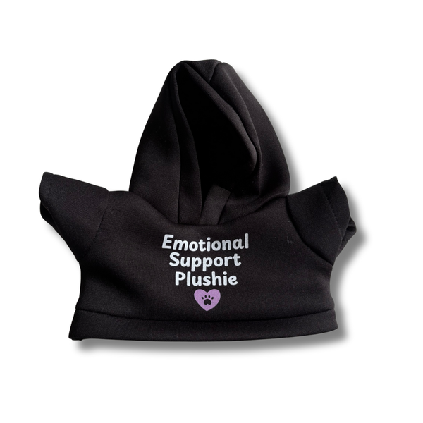 Emotional Support Hoodie | Black