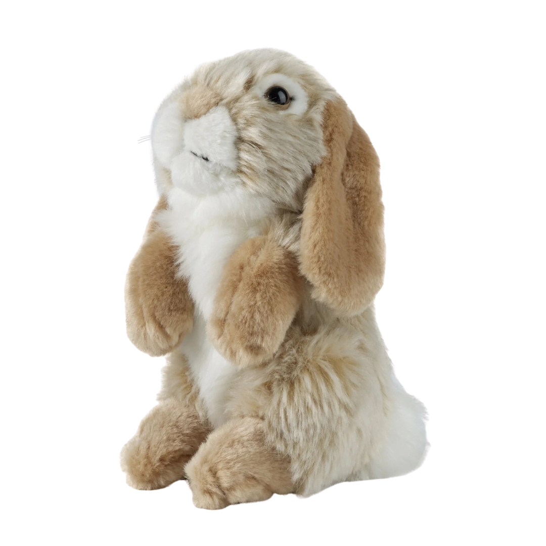 Brown Sitting Lop Rabbit | Living Nature | Plushie