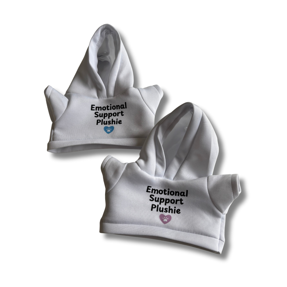 Emotional Support Hoodie | White