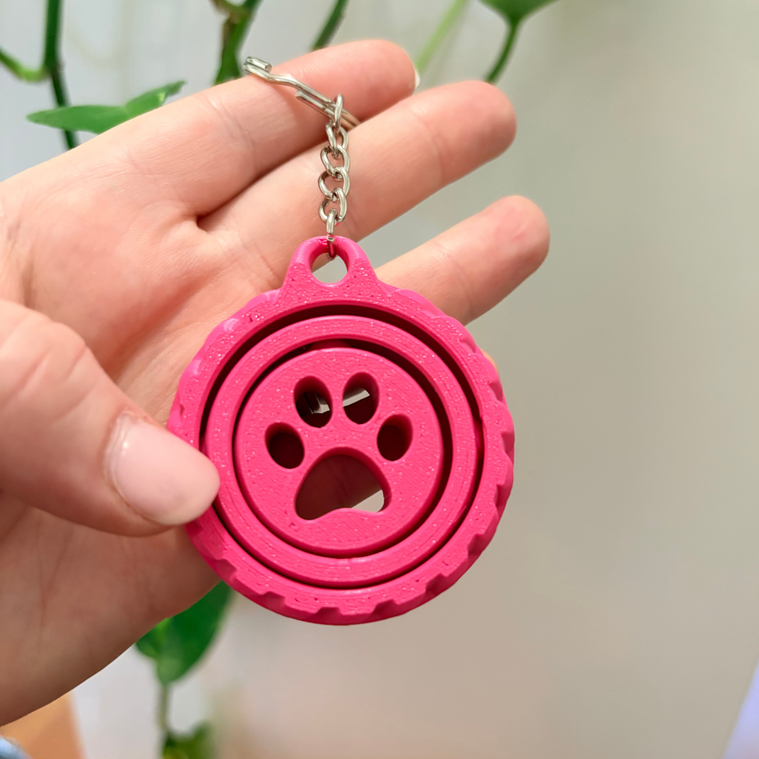Gyroscopic Keychain Spinners | Keychain Fidget