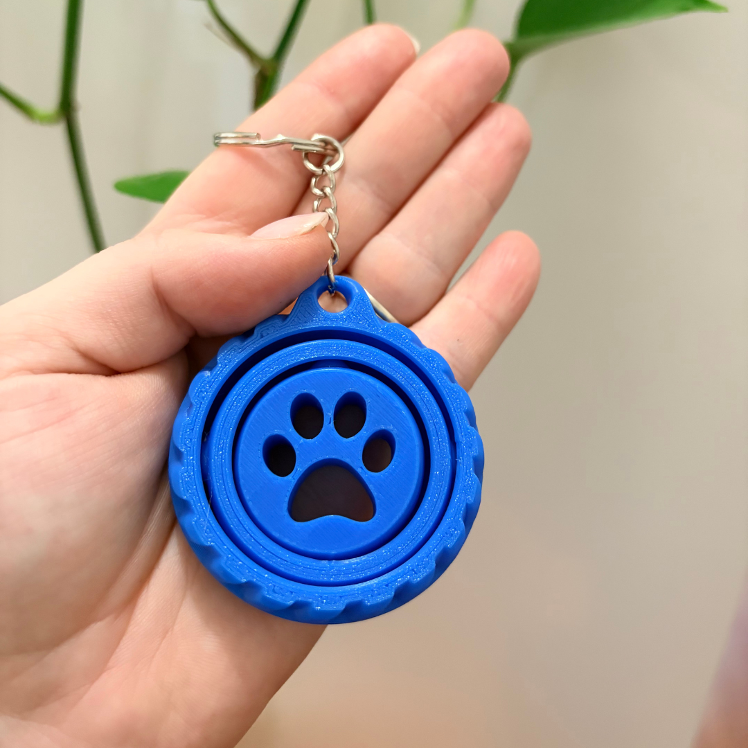 Gyroscopic Keychain Spinners | Keychain Fidget