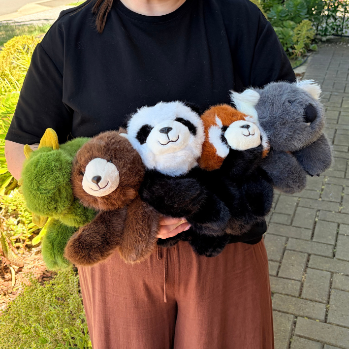 Panda Bear 30cm | Mad Ally | Weighted Plush Toy