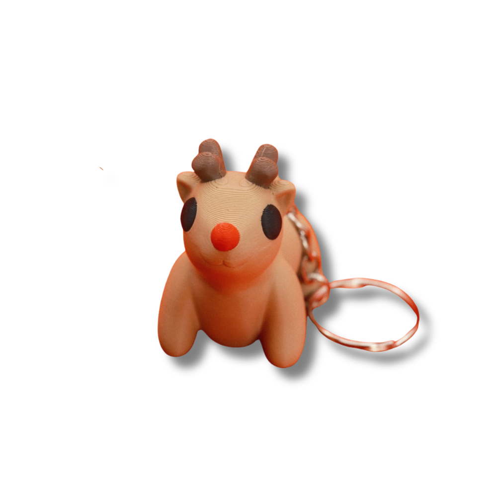 Christmas Fidget Keyring | Reindeer