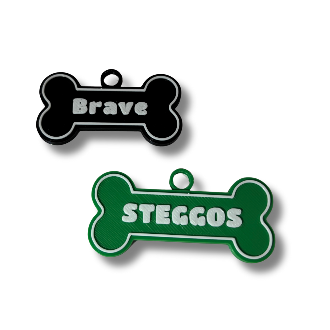 Custom Name Dog Tag | Assorted Colours