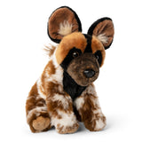 Plush African Hunting Dog by Living Nature - side view