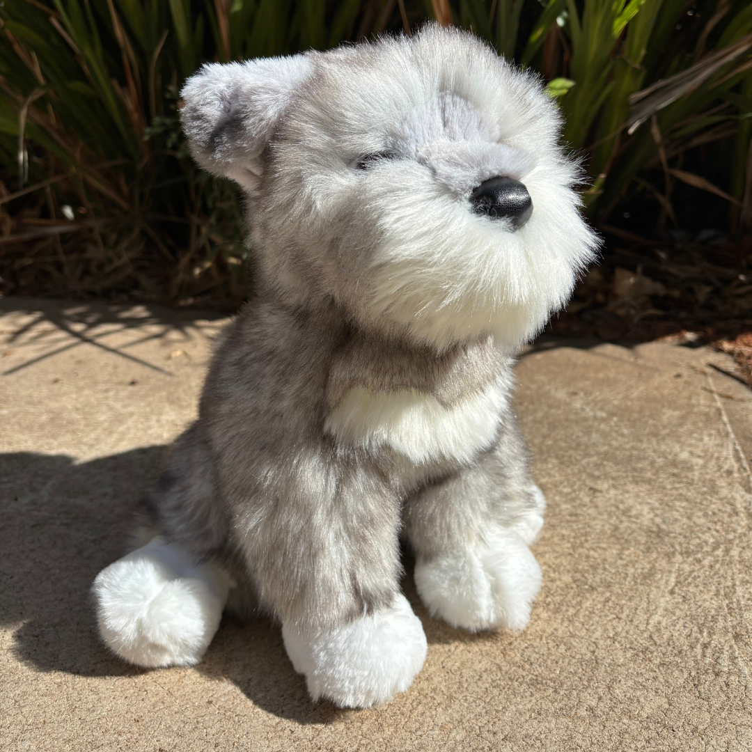 Arnold Schnauzer Douglas Dog – Little Paws Plushies