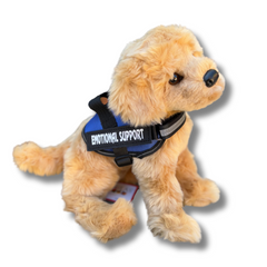 Bella Golden Retriever by Douglas Dog front view of plushie