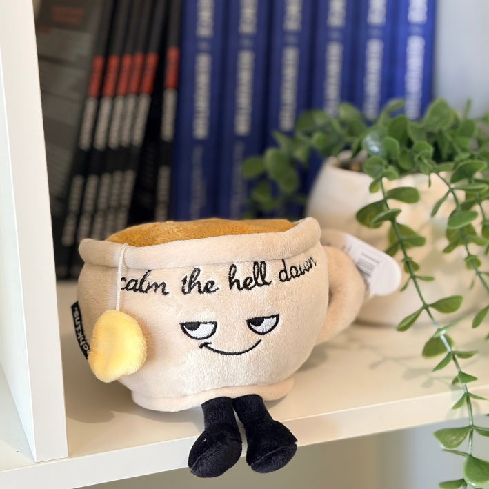 "Calm The Hell Down" - Teacup | Punchkins | Novelty Plush