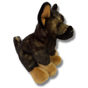 Chief German Shepherd by Douglas Dog side view white background