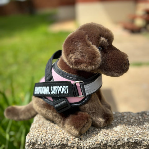 Chocolate Labrador - Plushie - ESSA - Living Nature - Emotional Support Stuffed Animal