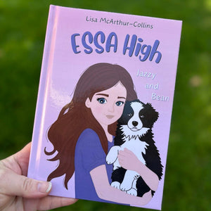 Front Hardcover of Middle-grade fiction book - ESSA High series - Jazzy and Bean