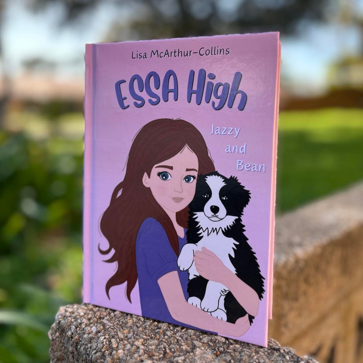 Front Hardcover of Middle-grade fiction book - ESSA High series - Jazzy and Bean