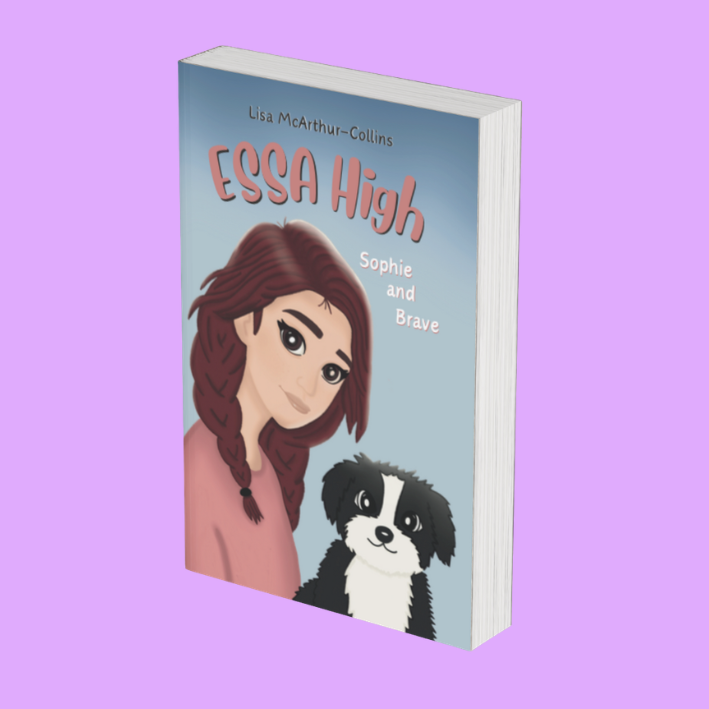 Image of a book called ESSA High on a purple background
