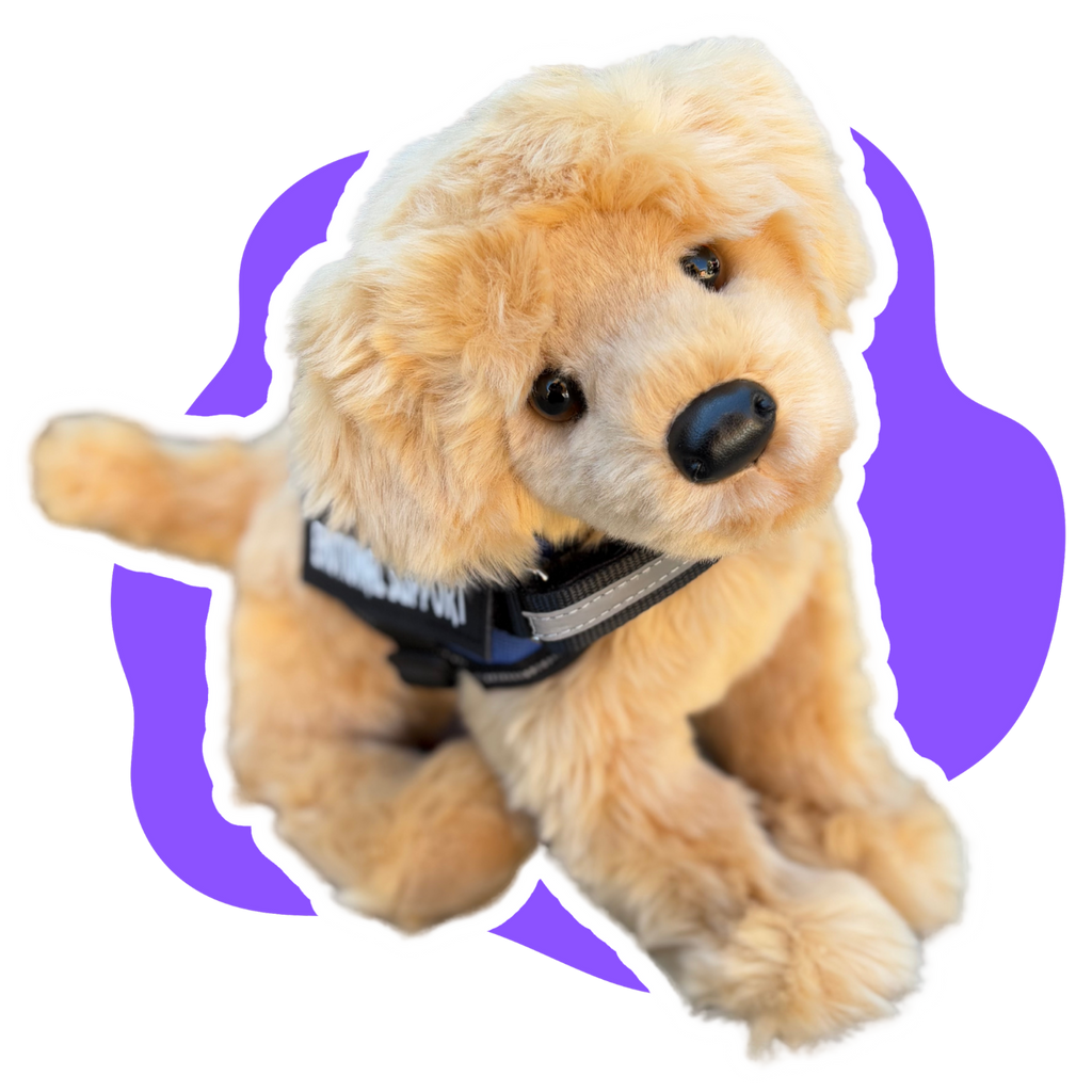 Emotional Support Stuffed Animal by Little Paws Plushies