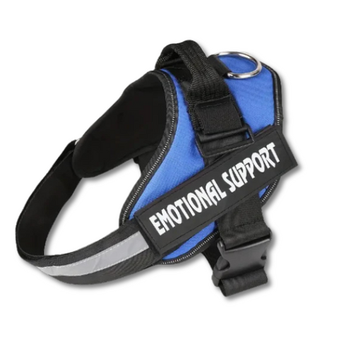 Emotional Support Dog Vest for your Emotional Support Stuffed Animal - Colour Blue - essa gear - emotional support harness