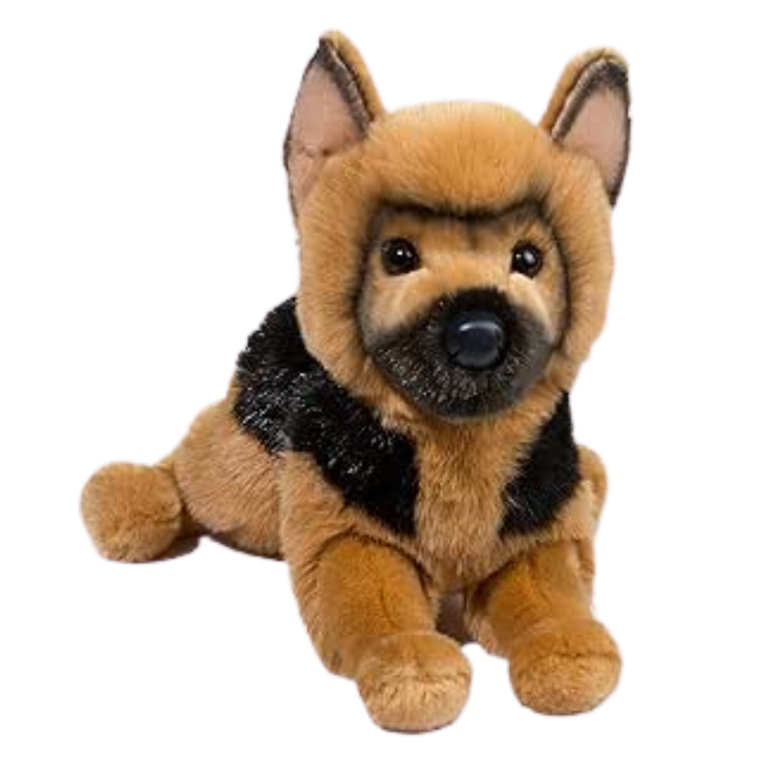 General German Shepherd Douglas Dog Plush dog. Emotional support stuffed animal.