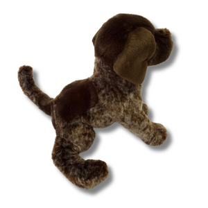 German Wolfgang Pointer plush by Douglas Dogs side angle