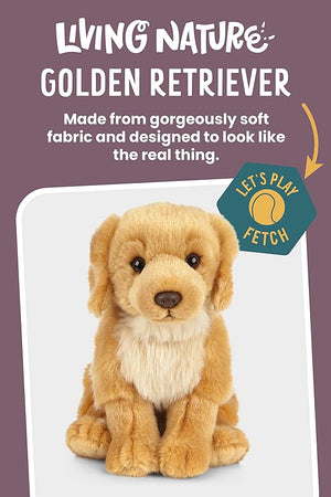 Golden Retriever Plush by Living Nature