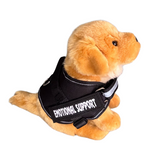 Golden Retriever Plush Dog - Emotional Support Stuffed Animal ESSA - Living Nature black essa gear