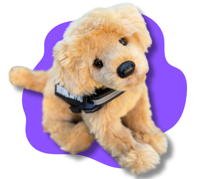 Essa Stuffed Dog ESSA Accessories – Little Paws Plushies
