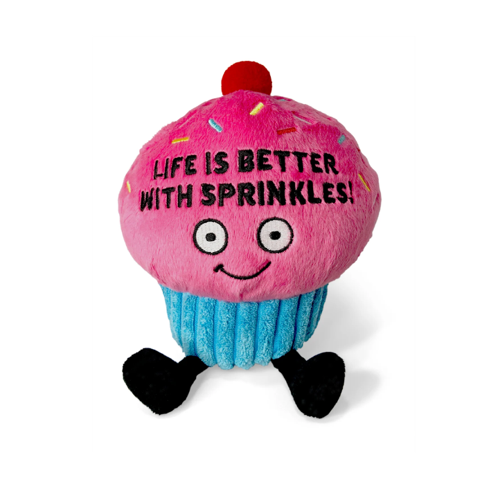 "Life is Better with Sprinkles!" Cupcake | Punchkins | Novelty Plush