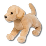 Mandy Yellow Lab Plush Dog By Douglas Dog Standing Side View