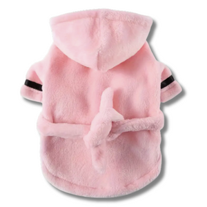 Pink Bathrobe for plush dog