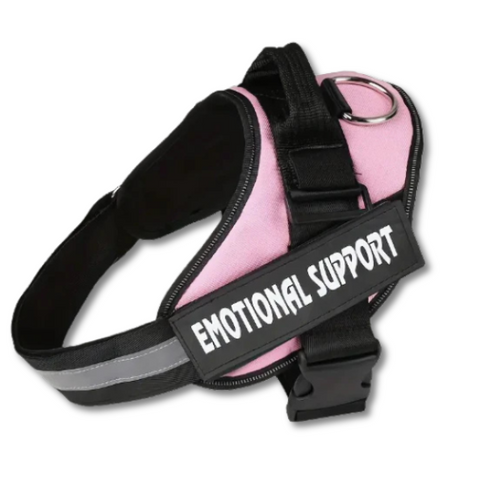Emotional Support Dog Vest for your Emotional Support Stuffed Animal - Colour Pink - ESSA gear 