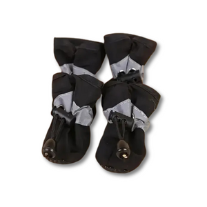 Black ESSA Paw Boots - Keep your emotional support stuffed animal paws clean - essa gear