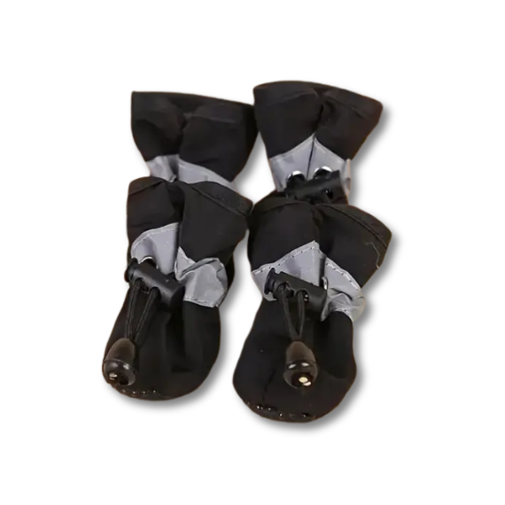 Black ESSA Paw Boots - Keep your emotional support stuffed animal paws clean - essa gear