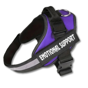 Emotional Support Dog Vest for your Emotional Support Stuffed Animal - Colour Purple - ESSA gear