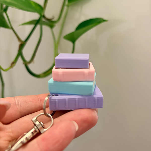 Book Stack Clicker | Keychain Fidget