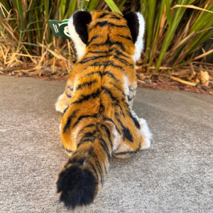 Tiger Plushie Living Nature back view