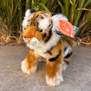 Tiger Plushie Living Nature front view