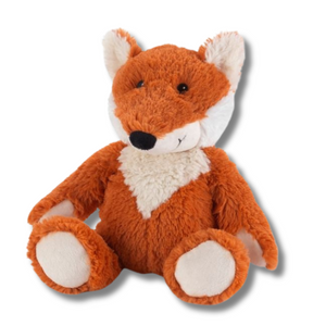 Fox plushie - Warmies brand - weighted, lavender scented heat bag