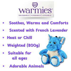 Warmies Heating instructions for Blue Dragon