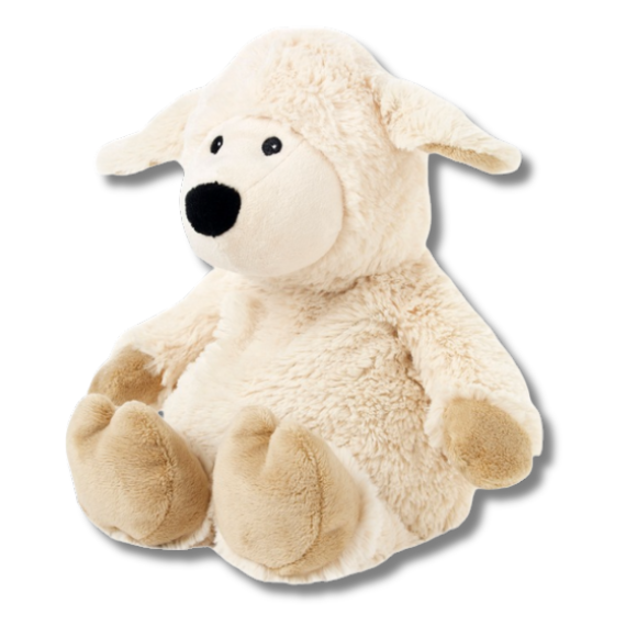 Warmies Sheep Heatbag Plushie side angle