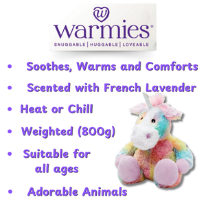 Instructions for Rainbow Unicorn Warmies